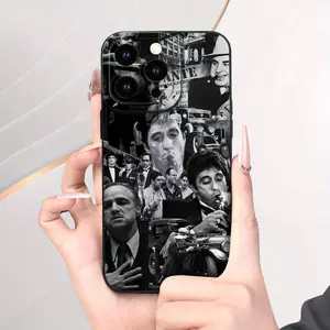 Vintage Black & White Scarface - Premium Selection for Successful People | Durable Long-Lasting Camera Protection, Shockproof Anti-Falling Matte Non Slip Light Luxury Fashion UV Printed Case Suitable for iPhone 17 16 15 14 13 12 11 Pro Max Plus