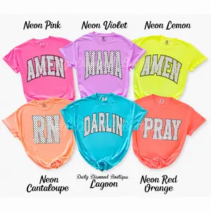 Polka Dot Sayings Comfort Color T-Shirt