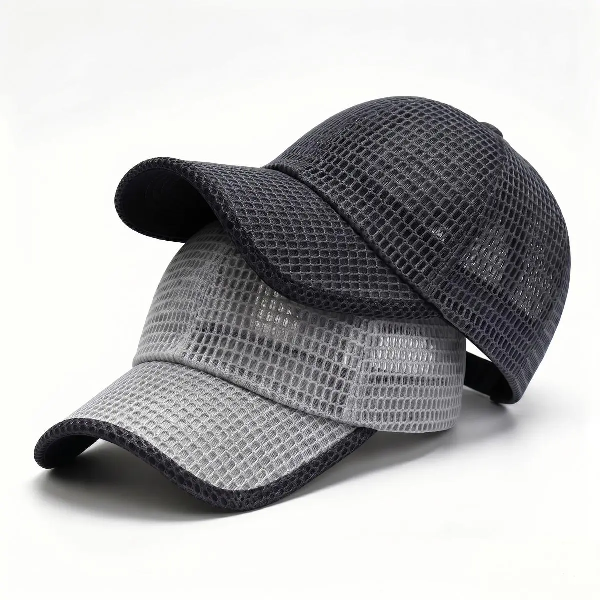 [Buy 1 Get 1 Free] Full Mesh Breathable Baseball Cap 2 Pack | Lightweight Honeycomb Mesh Baseball Cap | Comfortable & Breathable Summer Sun Hat | Casual Everyday Sports Cap Unisex