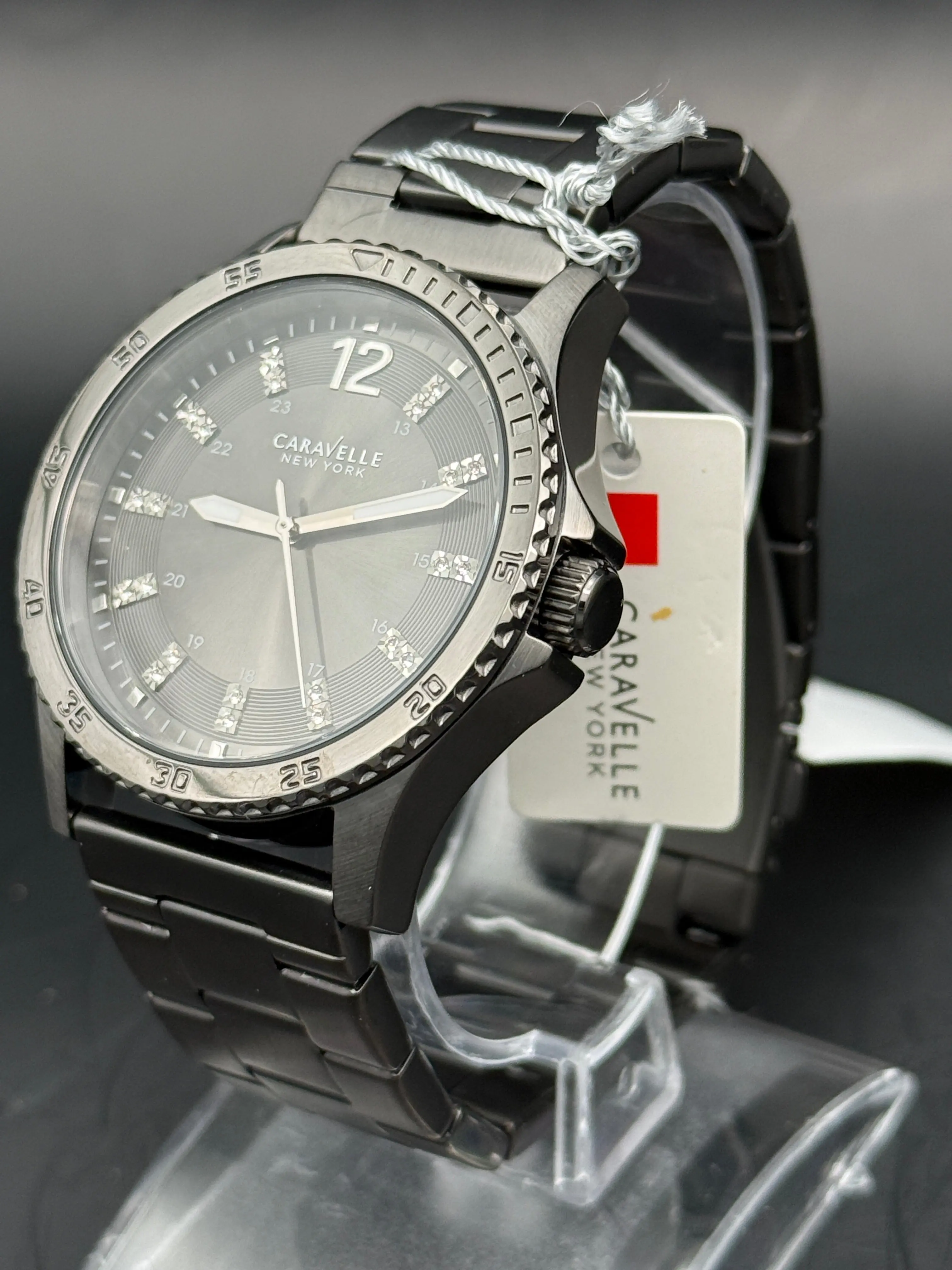 Caravelle New York 45A138 Crystal Accent Watch