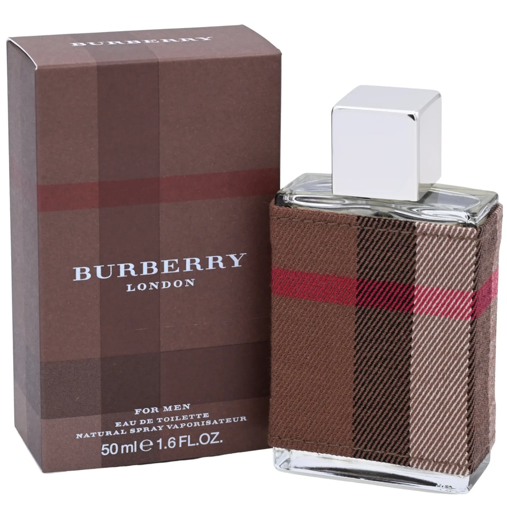 Burberry London for Men Eau de Toilette Spray, 1.6 fl oz (50 ml) - Citrus, Lavender, Spicy, Warm, Confident Scent
