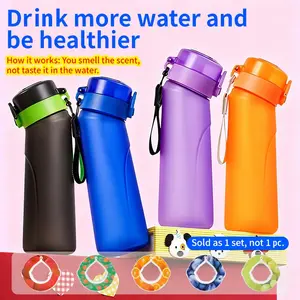Same as the AIR Up flavored water bottle (turns plain water into fruit flavor), includes 3 flavor capsules (encouraging young people to drink more plain water and less sugary drinks). Made of BPA-free Tritan material, heat-resistant.
