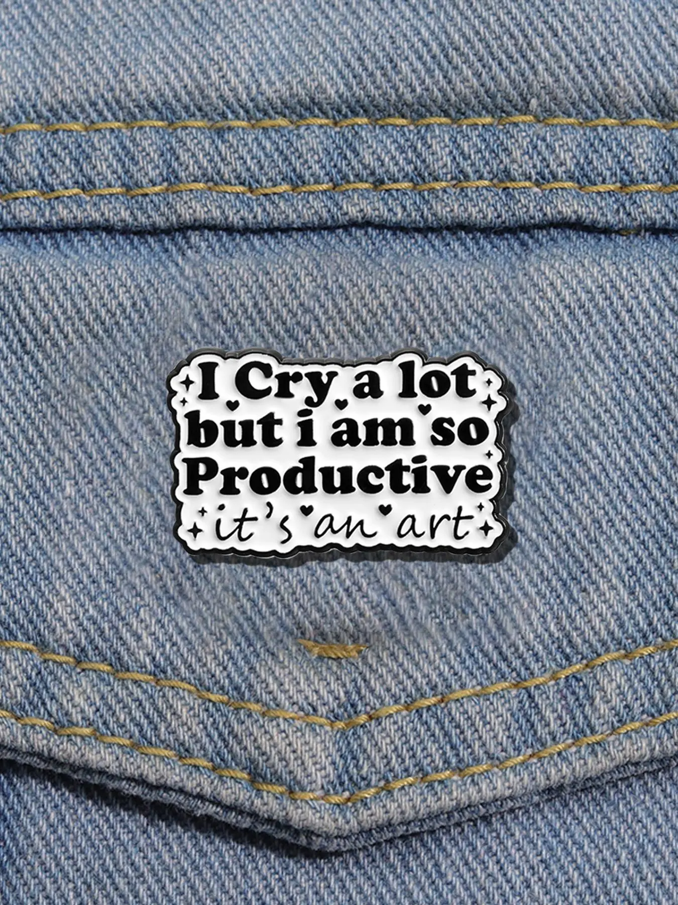 Slogan Enamel Pin, Lapel Pins, Cute Brooch, Exquisite Brooch, Brooch Clip, Fashion Accessories for Women & Men, Enamel Pin Suitable for Backpacks, Jeans, Scarves, Hats Decoration