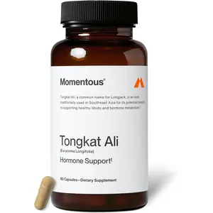 Momentous Tongkat Ali Supplement - Longjack Root Extract Powder for Men & Women - Supports Hormone Balance, Performance, & Mood - Natural Wellness - Informed Sport Certified - 400 mg - 30 Servings - Healthcare, Fitness