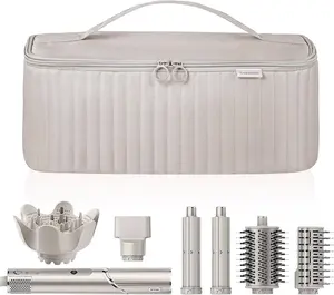 Travel Carrying Case for Hair Dryer Shark Flexstyle  Airwrap Brush Hair Accessories Tools Storage Bag for  Hairdryer Styler Organizer (Camel)