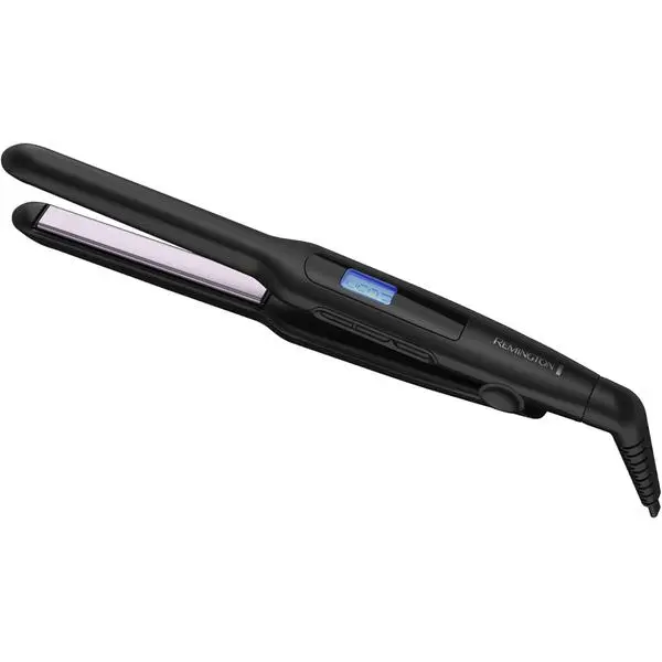 Remington 1/2" Flat Iron, Hair Straightener with Anti-Static Technology, 15-Second Heat Up & 60 Minute Auto Shut Off, 30% Longer Ceramic Floating Plates, Titanium + Ceramic Coating