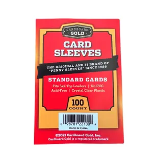 3x4 Standard Size Penny Sleeves (100) Soft Sleeves Per Pack trading card accessories