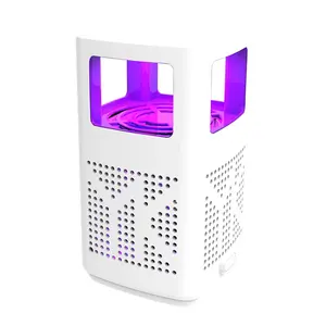 UV Light Mosquito Killer Lamp, Silent Electric Insect Trap, Safe Non-Toxic Bug Zapper, Portable Flying Insect Killer for Indoor Home Bedroom Kitchen Living Room