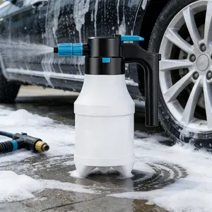 【FathersDayGift】1.5L Electric Car Foam Sprayer, Foam Sprayer for Car Wash with USB Rechargeable, Handheld Automatic Pressurized for Automobile Washing, Garden, Home
