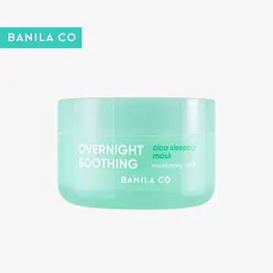 Banila Co Overnight Soothing Cica Sleeping Mask | Centella Asiatica Water for Calming Skin | Panthenol for Intense Hydration | Korean Facial Skincare Non-Comedogenic | Vegan | Gel Hydrating