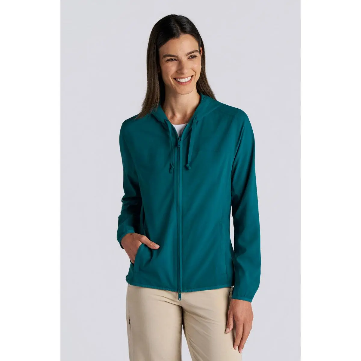 Women's Arcadian Packable Sunblock Jacket | Transformative Teal