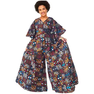 African Print Palazzo Pants Set