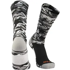 Elite Sports Socks Woodland Camo Crew
