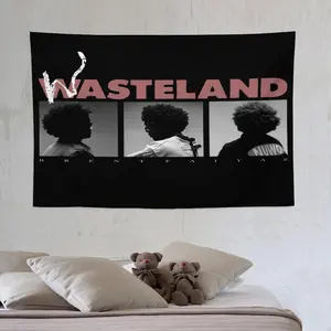 Wasteland Brent Faiyaz Wall Tapestry, Music Album Cover Tapestry, Bedroom, Living Room, University Dormitory Flag,