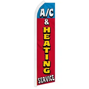 A/C & Heating Services Super Flag