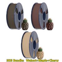 3KG Bundle:Walnut+Maple+Cherry