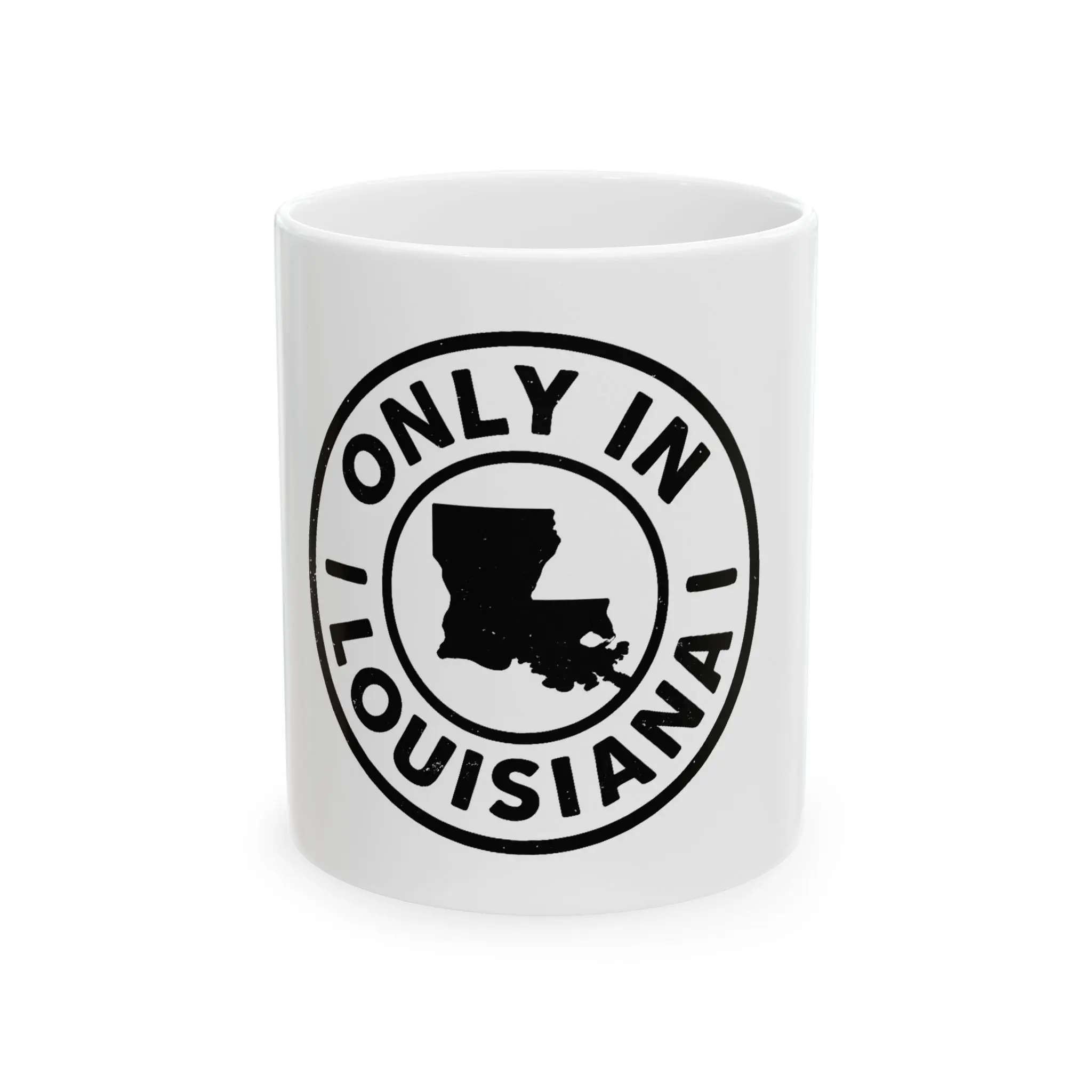 Louisiana-Themed Ceramic Mug, Unique Gift, Souvenir, Coffee Lover's Cup, Travel Mug, Home Decor