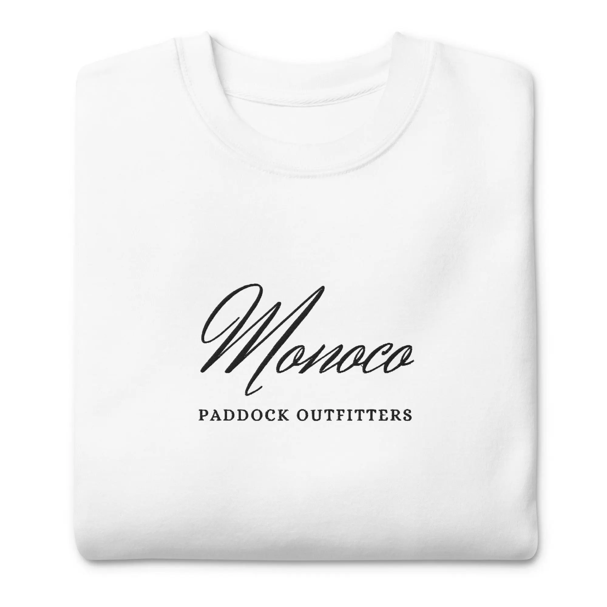Paddock Outfitters "Monaco" Premium Embroidered Sweatshirt
