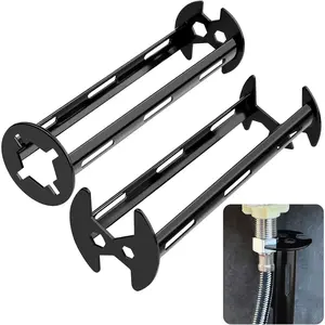 Pcs Basin Wrench, Multifunctional Sink Wrench Faucet Tool Plumbers Tool, 7 Sizes Four-jaw Hex Spanner Universal Plumbers Tool for Under Basin Sink Tight Spaces Kitchen Bathroom Home