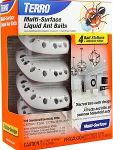 Terro T334B Liquid Ant Baits Indoor - Terro Ant Trap and Bait Stations - Liquid Traps