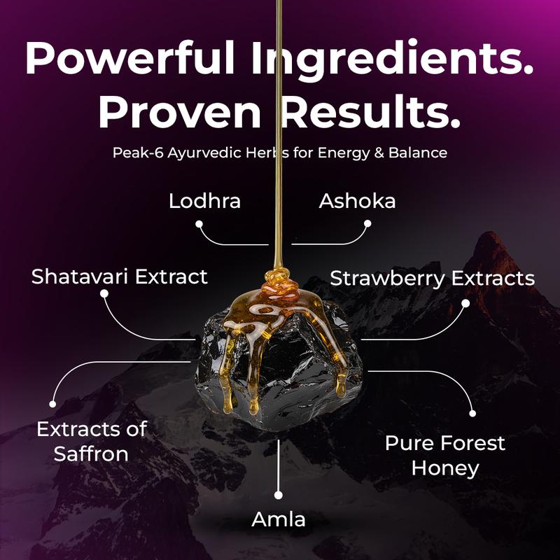 Himalayan Shilajit Honey Sticks Pro (Berry Bloom) - Pack of 10