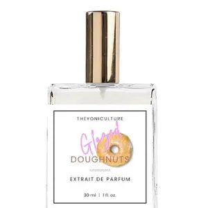 Glazed Doughnut Donut Extrait De Parfum Perfume Top Notes: Vanilla Icing, Lemon Zest  Middle Notes: Fried Dough, Buttermilk, Almond  Base Notes: Caramel, Tonka Bean