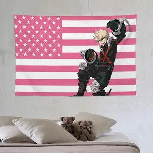 My Hero Academia wall tapestry poster for college dorm cave bedroom living room office party decoration gift