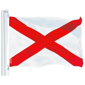 Alabama State Flag 150D Printed Polyester 3x5 Ft
