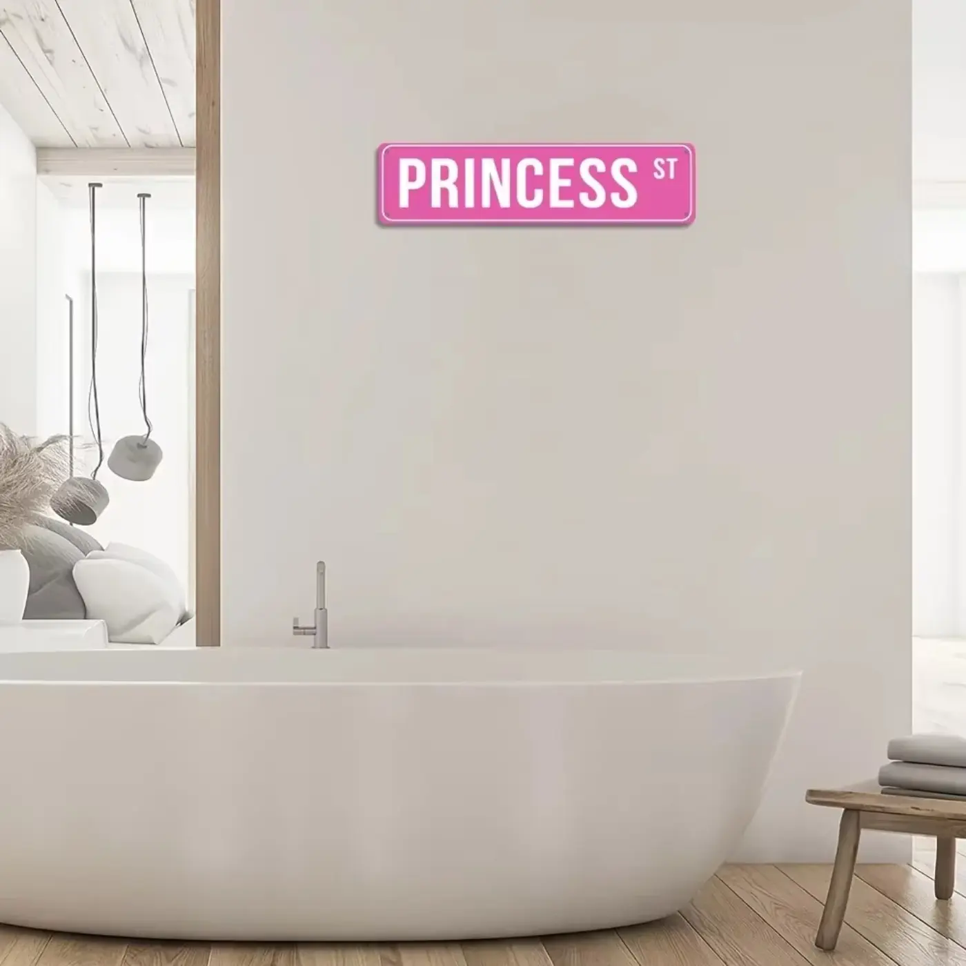 Brighten Up Your Space with the "Princess St" Fun Poster – Perfect Wall Decor for Teenage Girls, Adding a Touch of Whimsy