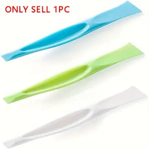 1pc Cleaning Scraper, Kitchen Plastic Scraper, Multi-functional Rigid Barbecue Scraper, Non-Scratch Cleaning Tool, Can Opener, Sticker Scraper, Label Remover, Chewing Gum Scraper, Bottle Opener