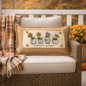 PANEL ONLY: RECTANGLE Autumn , Fall; SUNFLOWERS