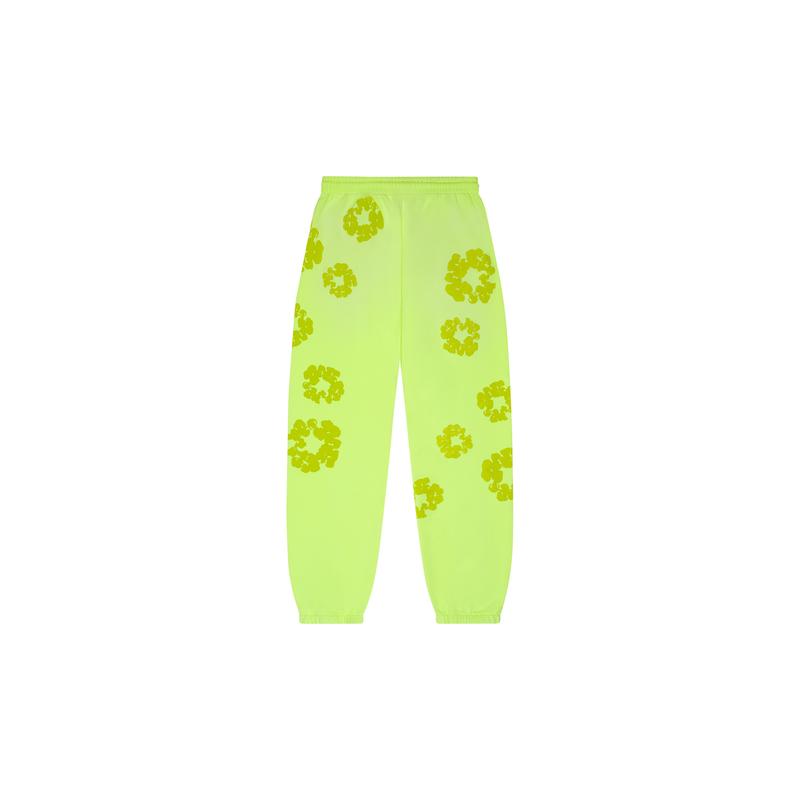 Mono Cotton Wreath Sweatpants "Neon Green" DT111