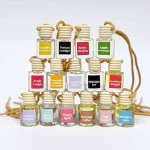 Scented Car Freshener Diffusers Air Fresheners - Choose Your Scents - Lavender Vanilla, Cactus Bloom, Peach Spell & More Aromatic Options