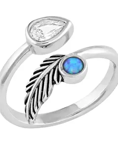 Montana Silversmiths Women's Balance Of Nature Open Ring - Rg5292