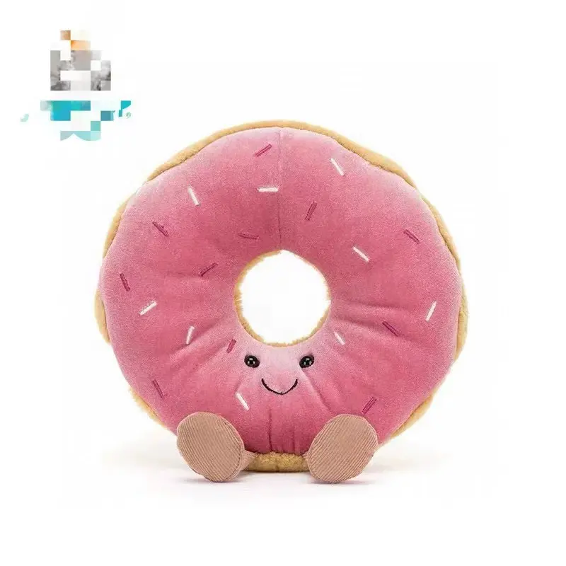 Jellycat Amuseables Doughnut Plush Toy, Soft Stuffed Animal, Cute and Cuddly Gift for Kids, Babies, Collectors, Home Decor, Fun Plush Toy, Keychain
