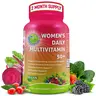 SUPPLEMENTS STUDIO Women’s Multivitamin 50+ Vegan Multivitamin with Methylated B Vitamins, Biotin, Probiotics, Organic Superfood Blend & Eye Health Blend - Supports Eye Health, Energy & Gut Health - Easy to Swallow - 60 Capsules