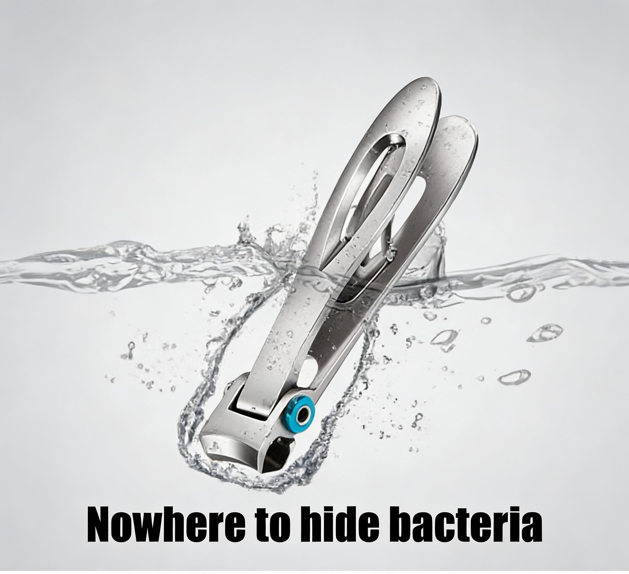 Senior-Friendly Extra Large Toenail Clippers | Oversized Wide Jaw Stainless Steel Nail Clippers for Thick Nails