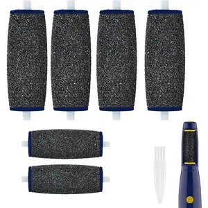 Replacement Roller Compatible with Dr. Scholl's Callus Remover Electronic Foot File-Extra Coarse (6 Pack)