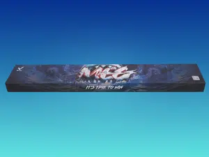 EVO MEG Maxbing Edition - Abyss Blade | Apex Predator Pool Cue: Glassfiber 29" Shaft, Carbon + Glassfiber 29" Butt, 12.5mm EVO Tip, Thin Conical Taper, Wrapless Grip, 19-19.5oz, 5/16-18 Joint | Complete Player Kit