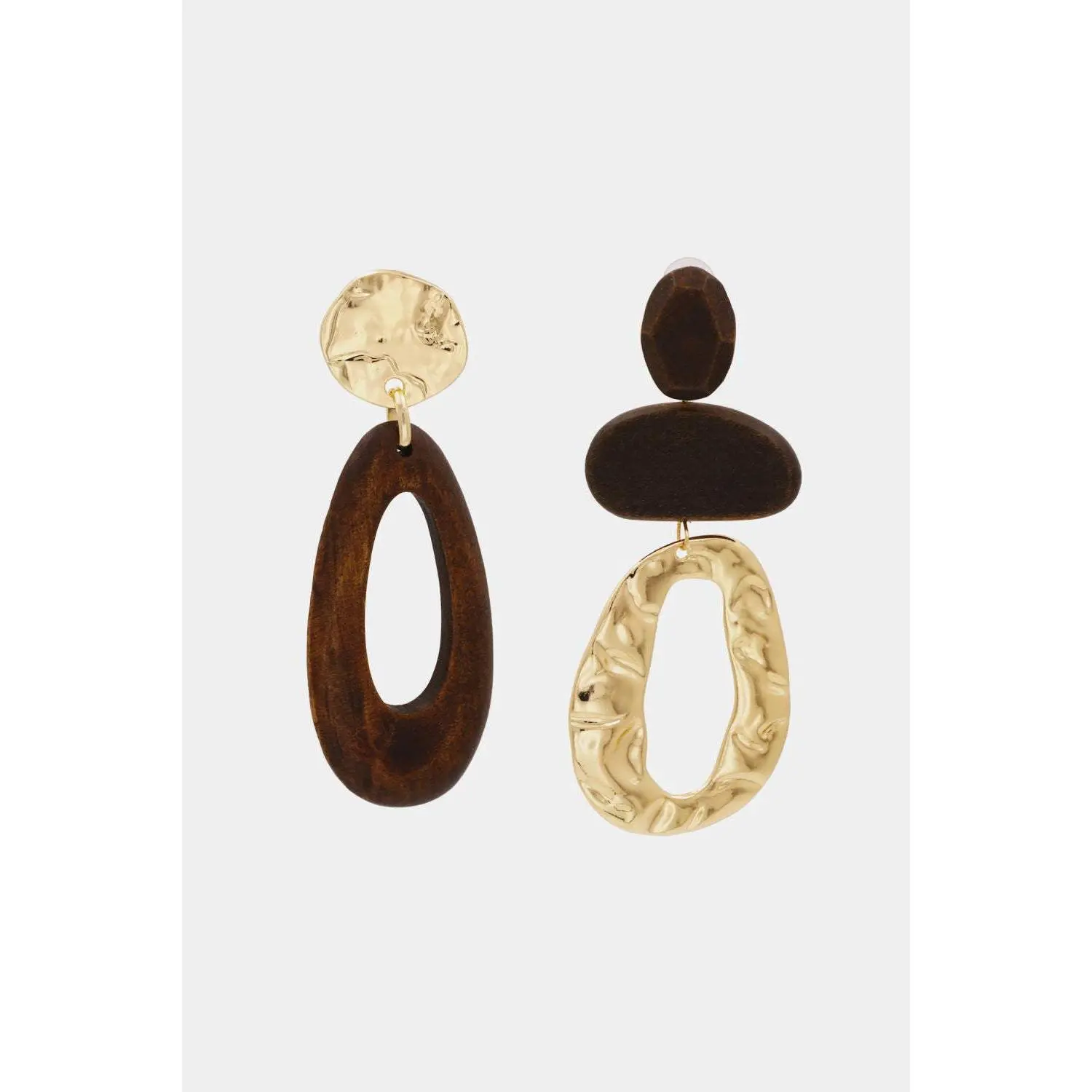 Wooden Dangle Earrings
