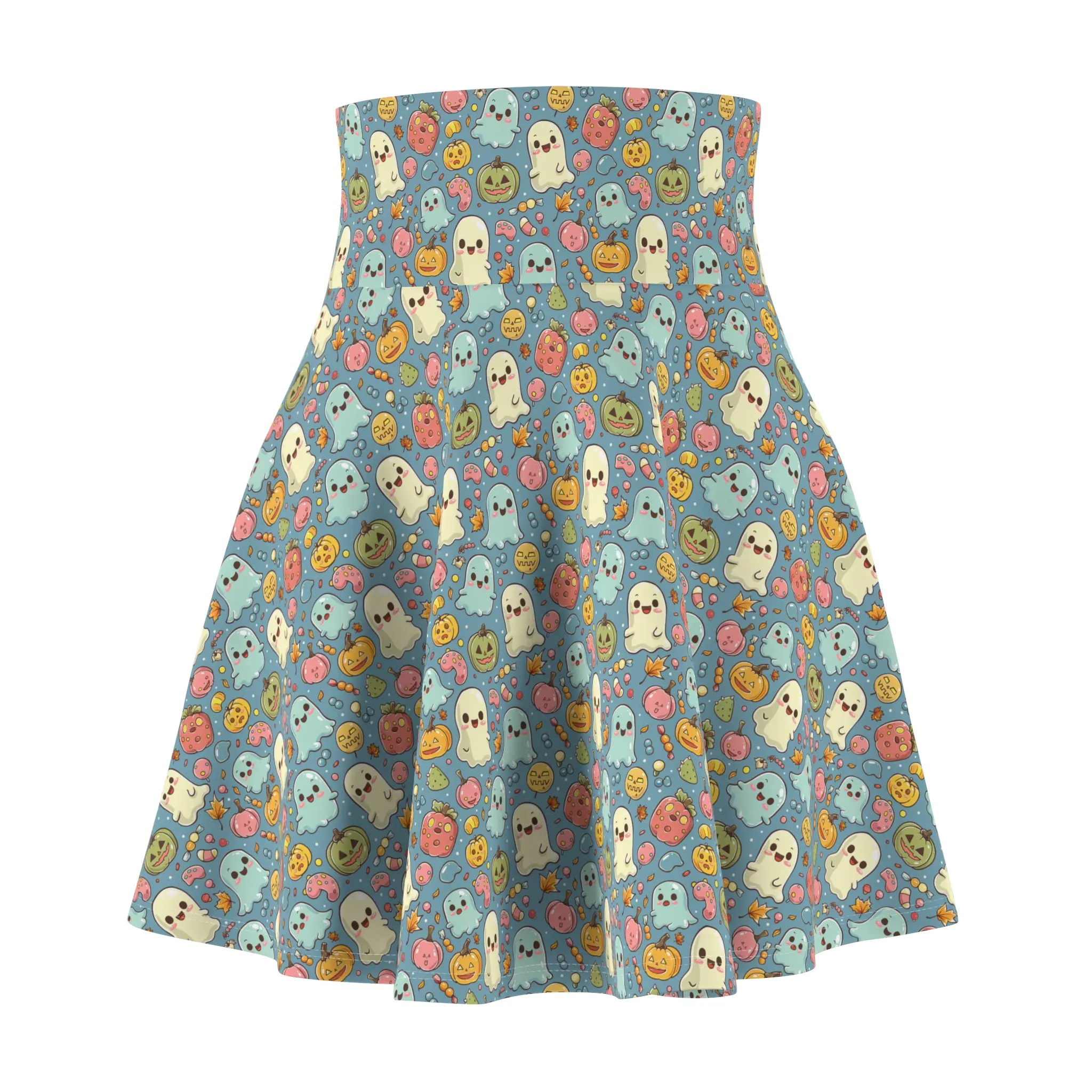 Spooky Cute Halloween Skirt -- Women's Skater Skirt (AOP)