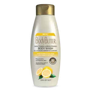 Bodybutter SKIN TONING & BRIGHTENING BODY WASH with VITAMIN C & COLLAGEN Body Care Cleansing