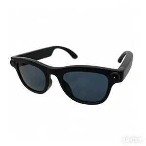 PASLDA-Smart AI Camera Glasses 8MP Color Changing Lenses with Three Built-in Lenses Button Touch Adjustment Real-time Translation in Multiple Languages Bluetooth Wireless Wearable Video Recording Photography UV Protection Sony Chip