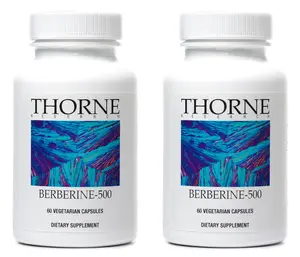THORNE BERBERINE-500 (Pack of 2) 60 capsules each