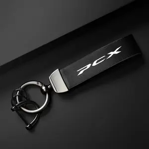 PU Leather Motorcycle Keychain Holder for Honda PCX 125/150 2010-2020, Durable and Stylish Accessory, Perfect Gift for Motorbike Enthusiasts