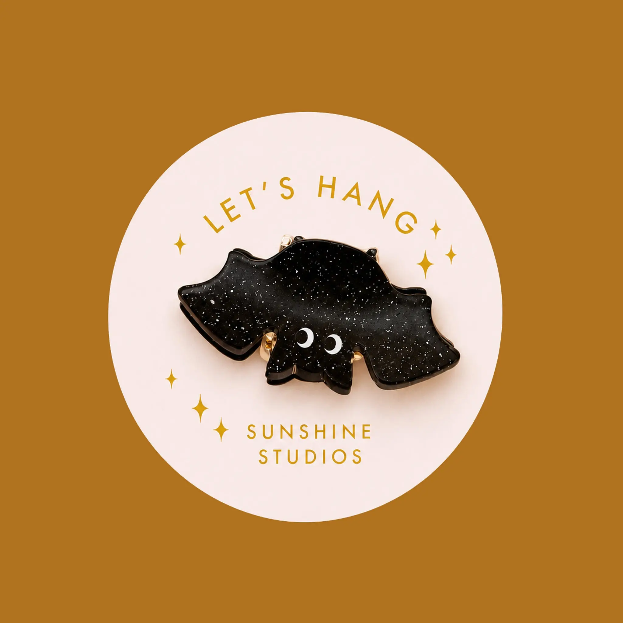 Let's Hang Bat Mini Hair Clip