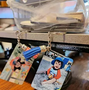 Double Side Sublimation Keychain with or without tassels