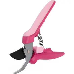 Floral Pruning Shears - Plant Cutting Scissors/Garden Clippers For Deadheading and Working with Flowers - Rose Petal Pink