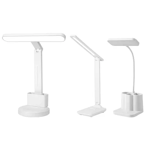 Dimmable LED Desktop Desk Lamp - Color-Adjustable, 3 Lighting Modes, Adjustable, Compact, Touch-Controlled Hand-Controlled, USB Rechargeable, Foldable Eye Protection Reading Light for Home Office, Valentine's Day Gift, Color-Adjustable Desk Lamps, Desktop