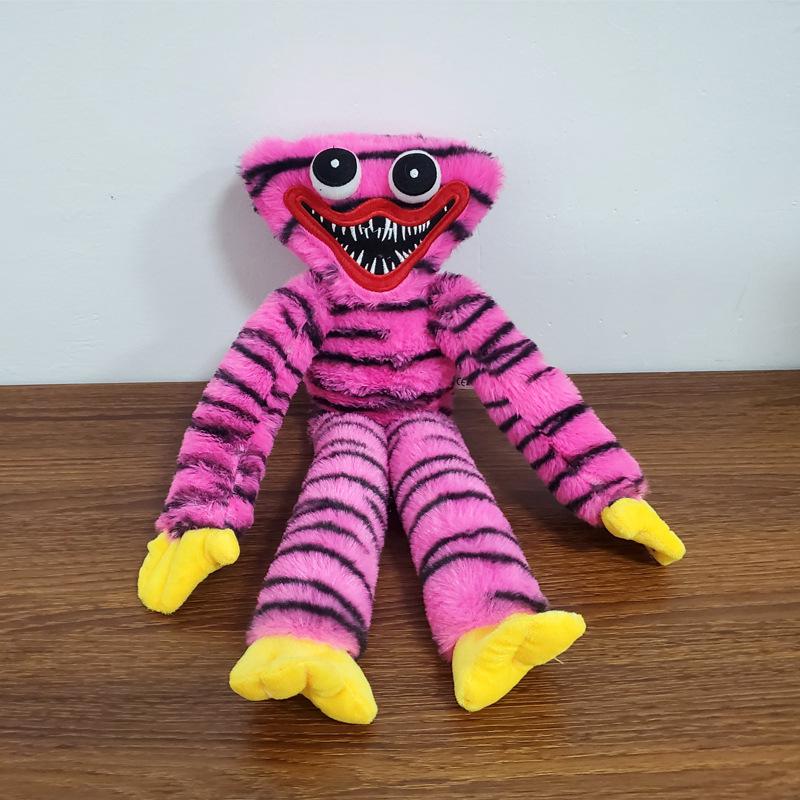 40cm 8 Styles Striped Huggy Wuggy Plush Toy Soft Stuffed Monster Doll Poppy Playtime Cartoon Game Plushie for Kids Gift